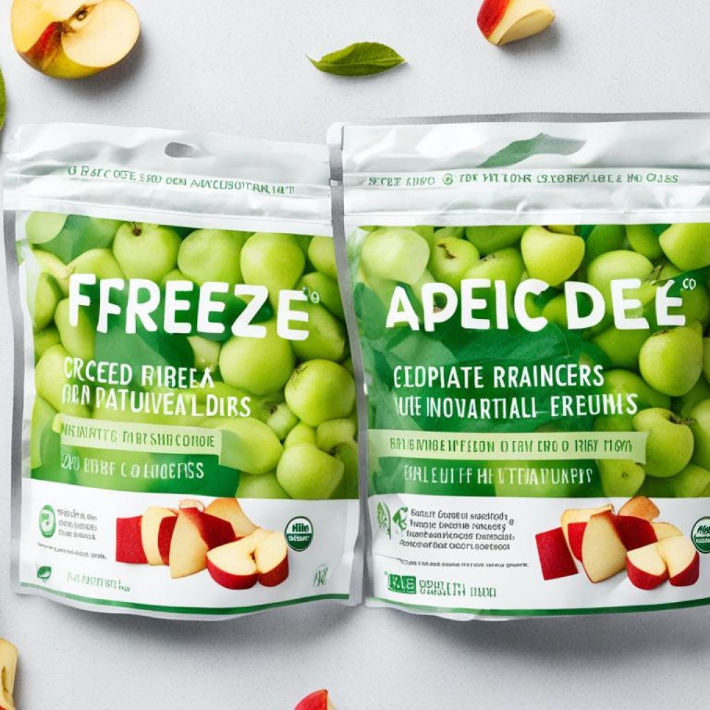 freeze-dried diced apples