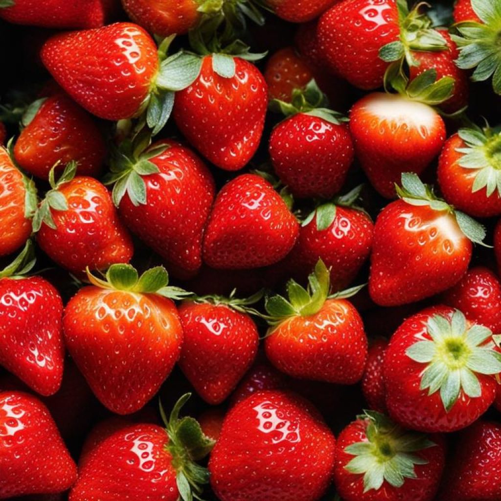 identifying fresh strawberries