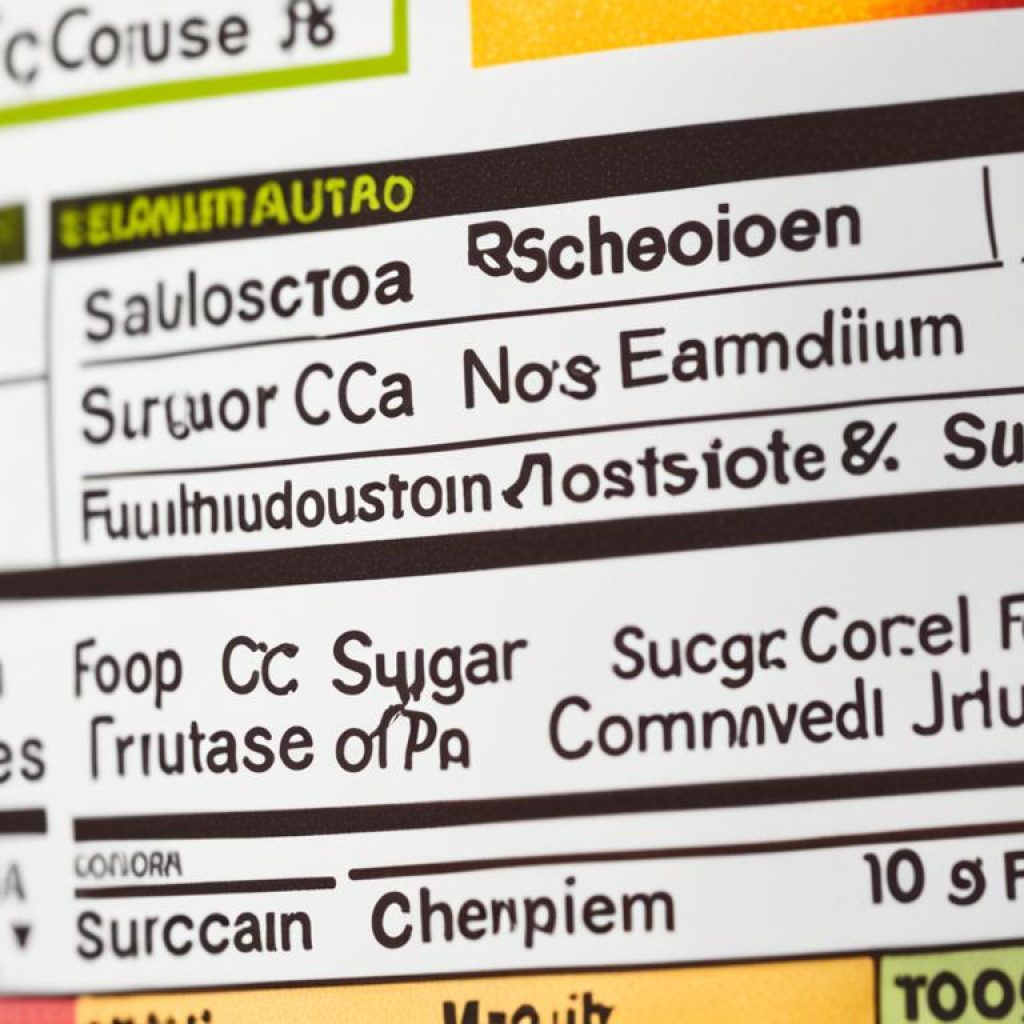 hidden sugar in food labels