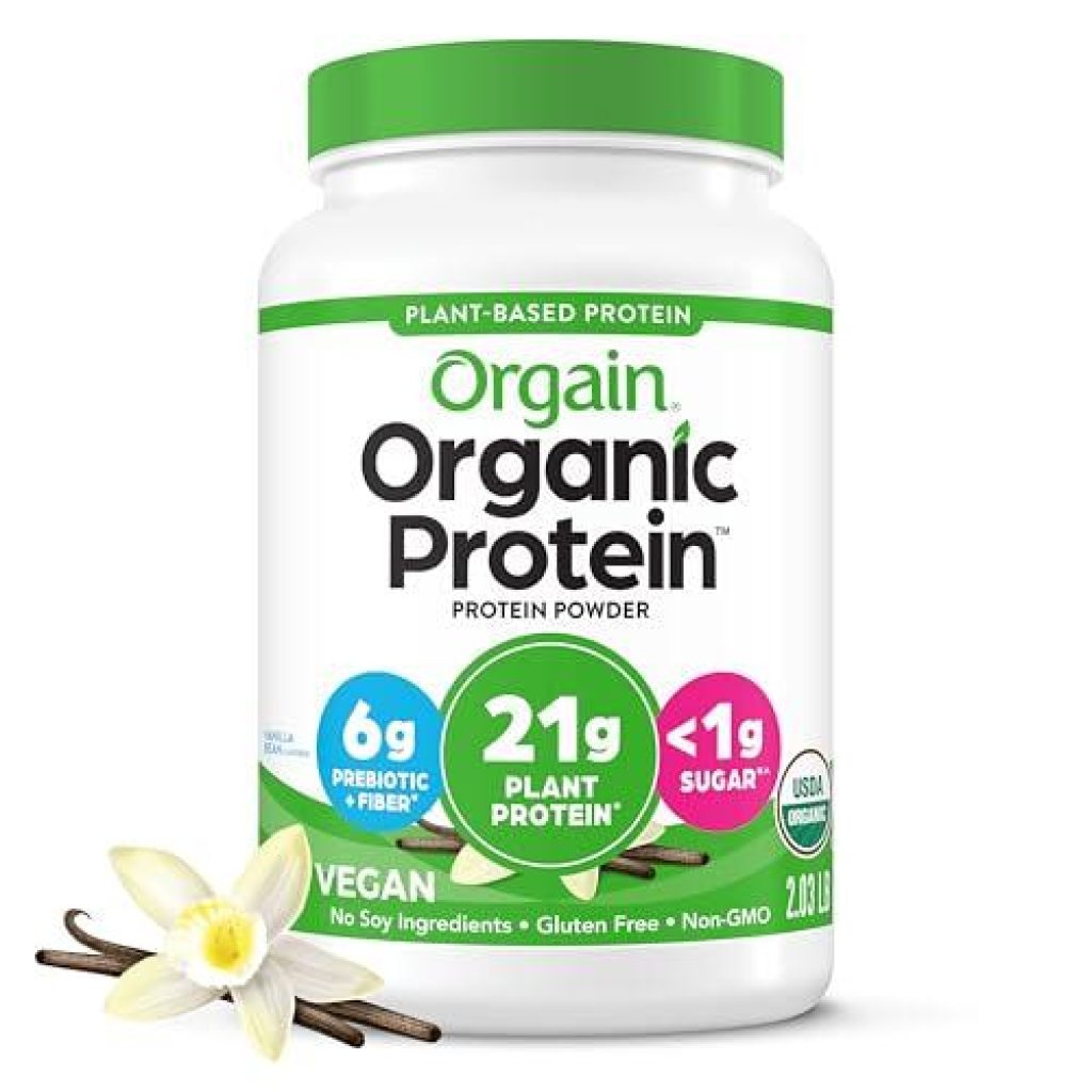 Orgain Vanilla Bean Protein Powder: A Delicious & Nutritious Option