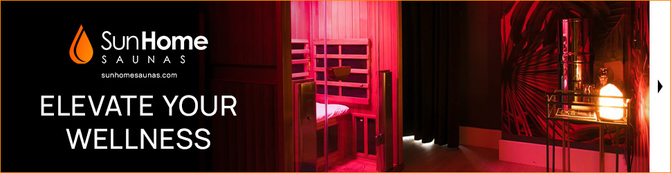 Luxurious home sauna experience for wellness.